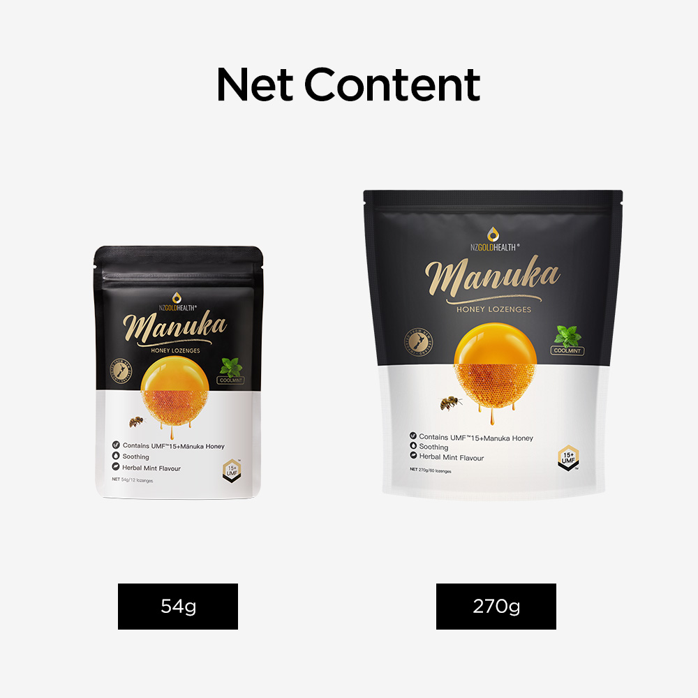 UMF™15+ Mānuka Honey Lozenges With Mint