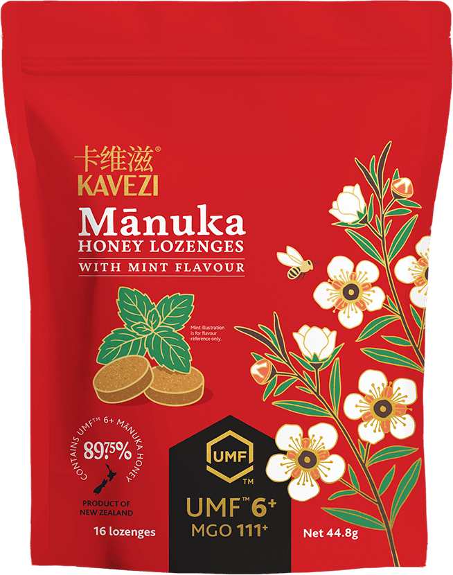 薄荷润喉糖 16片装